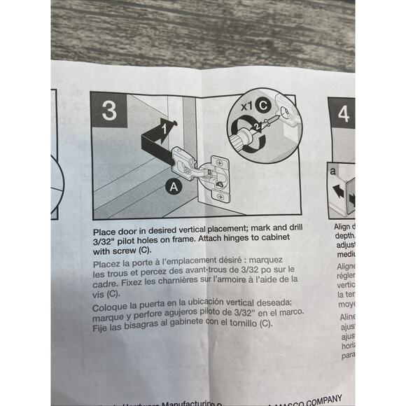 Brainerd 2-Pack 1/2-in Nickel Plated Soft Close Concealed Cabinet Hinge Lot Of 2 - Picture 11 of 16